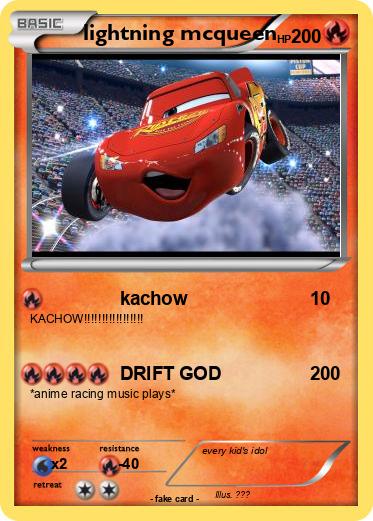 Pokemon lightning mcqueen