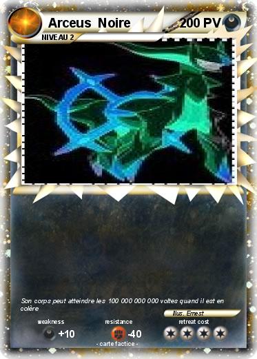 Pokemon Arceus  Noire