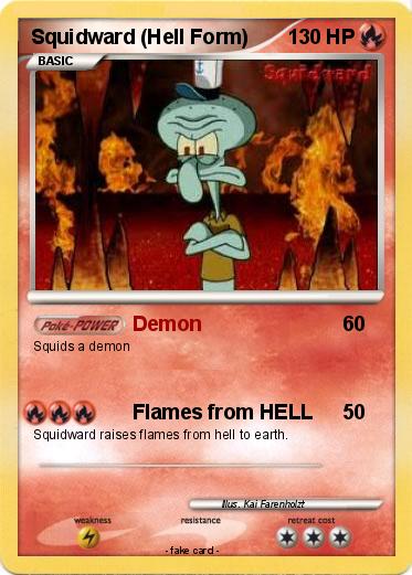 Pokemon Squidward (Hell Form)