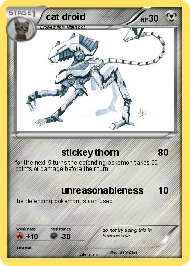 Pokemon cat droid