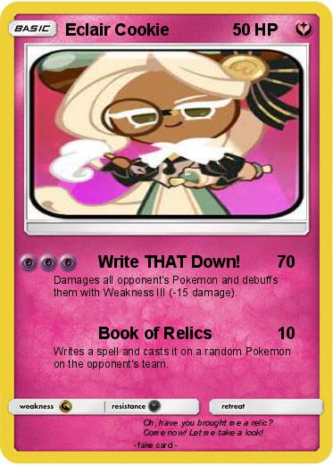 Pokemon Eclair Cookie