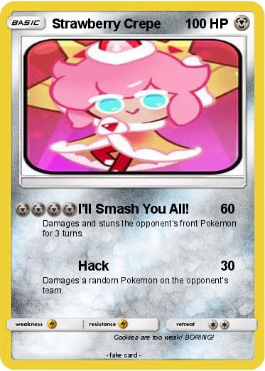 Pokemon Strawberry Crepe