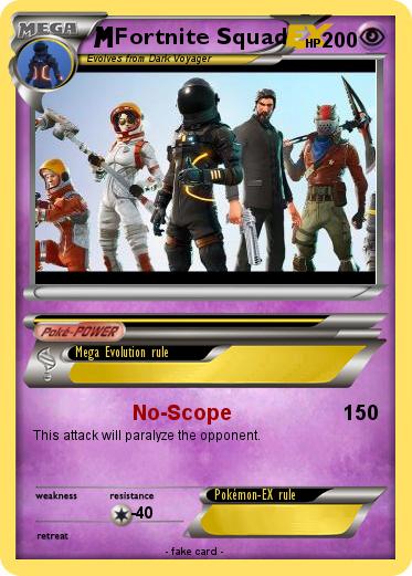 Pokemon Fortnite Squad