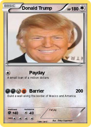 Pokemon Donald Trump