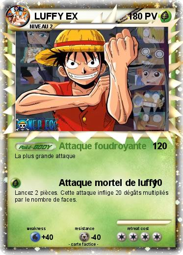 Pokemon LUFFY EX