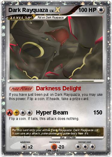 Pokemon Dark Rayquaza