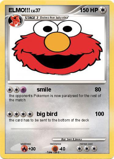 Pokemon ELMO!!!
