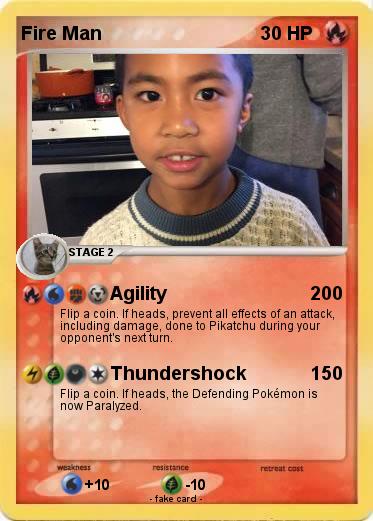 Pokemon Fire Man