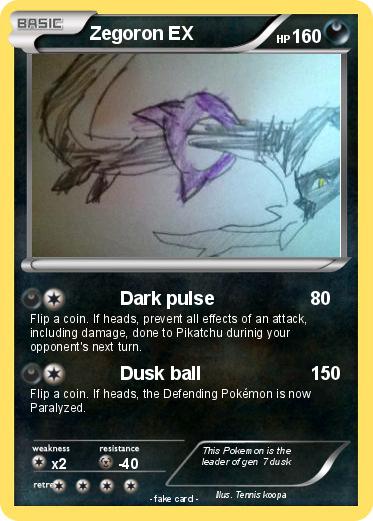 Pokemon Zegoron EX
