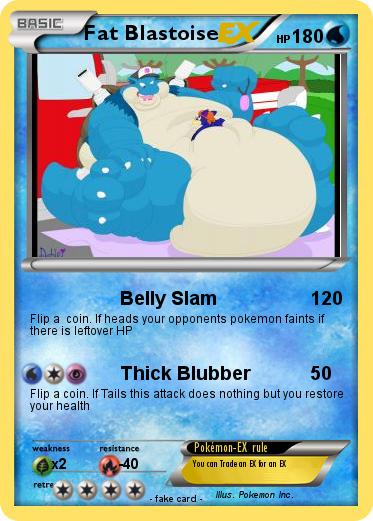 Pokemon Fat Blastoise