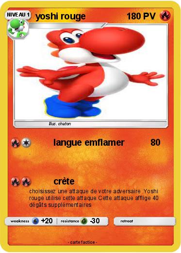 Pokemon yoshi rouge