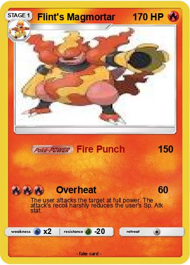 Pokemon Flint's Magmortar