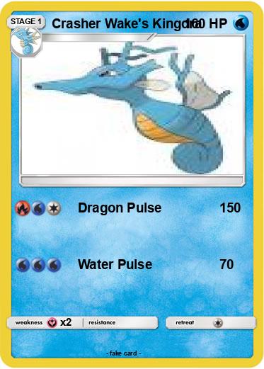 Pokemon Crasher Wake's Kingdra