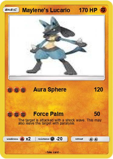 Pokemon Maylene's Lucario