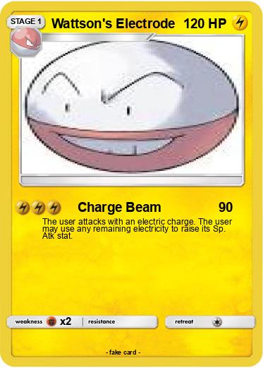 Pokemon Wattson's Electrode