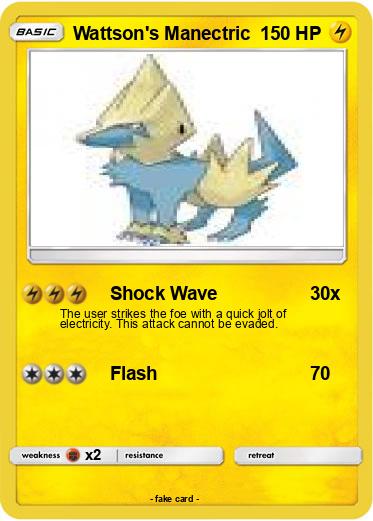 Pokemon Wattson's Manectric