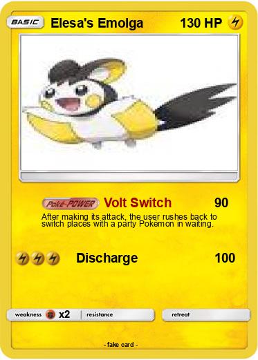 Pokemon Elesa's Emolga