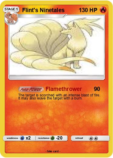 Pokemon Flint's Ninetales