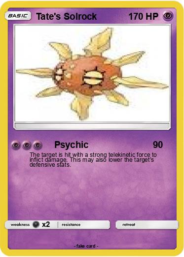 Pokemon Tate's Solrock