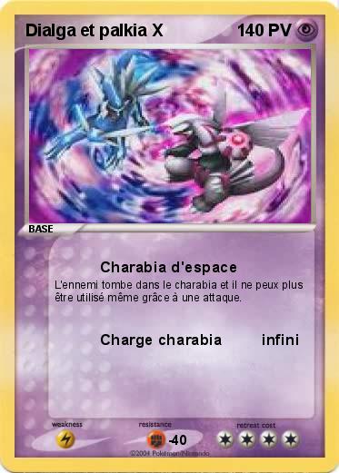 Pokemon Dialga et palkia X
