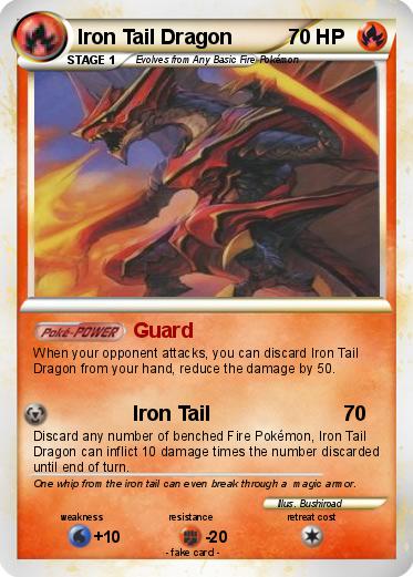 Pokemon Iron Tail Dragon
