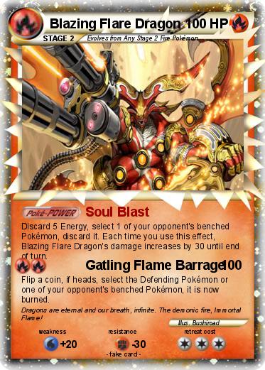 Pokemon Blazing Flare Dragon