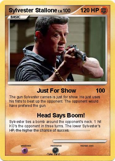 Pokemon Sylvester Stallone