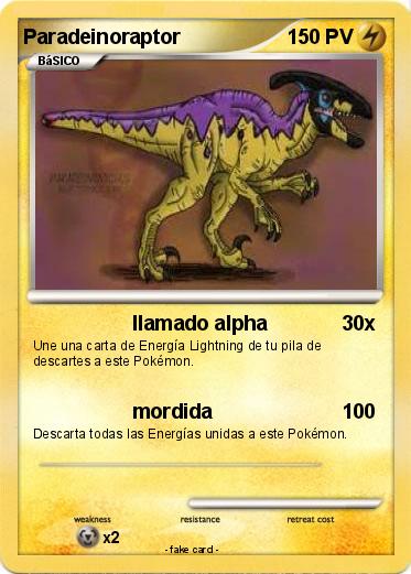 Pokemon Paradeinoraptor