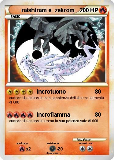 Pokemon raishiram e  zekrom