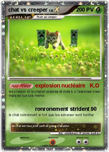 Pokemon chat vs creeper