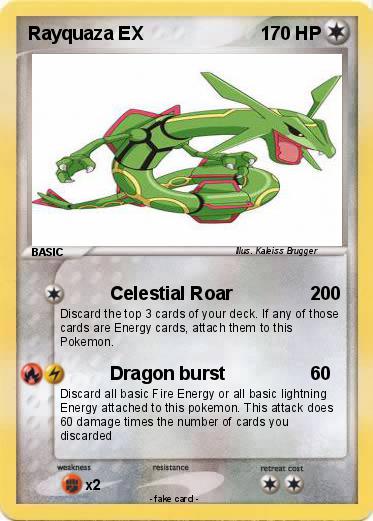 Pokemon Rayquaza EX