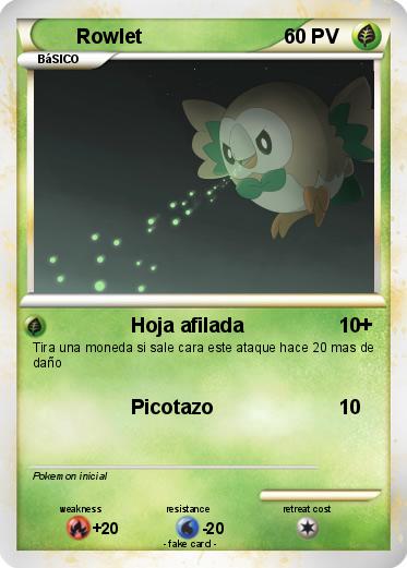 Pokemon Rowlet