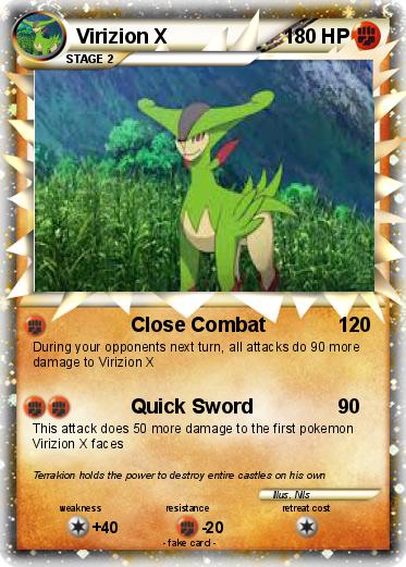 Pokemon Virizion X