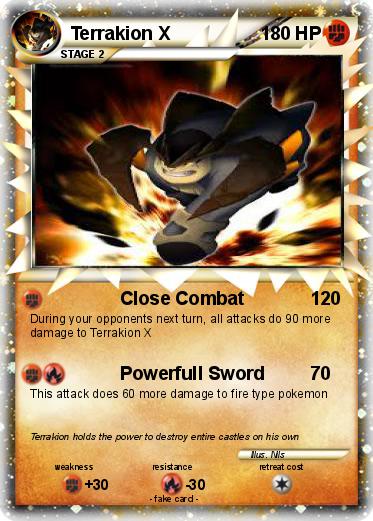 Pokemon Terrakion X