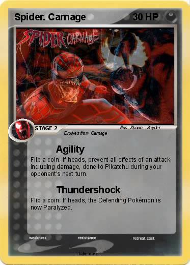 Pokemon Spider. Carnage
