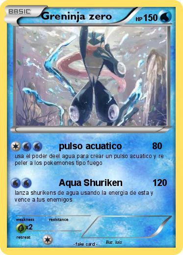 Pokemon Greninja zero