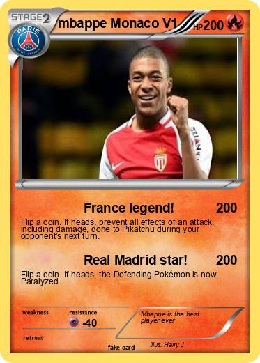 Pokemon mbappe Monaco V1
