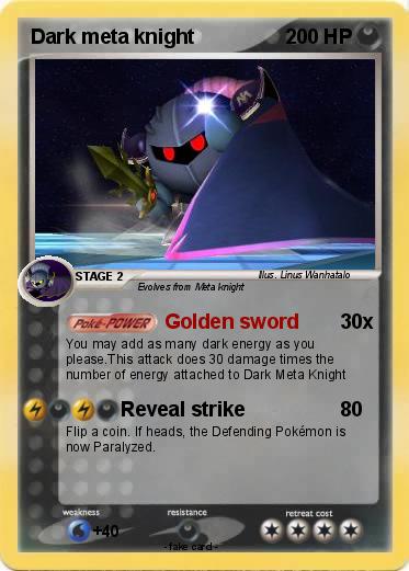 Pokemon Dark meta knight