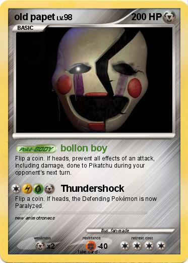 Pokemon old papet