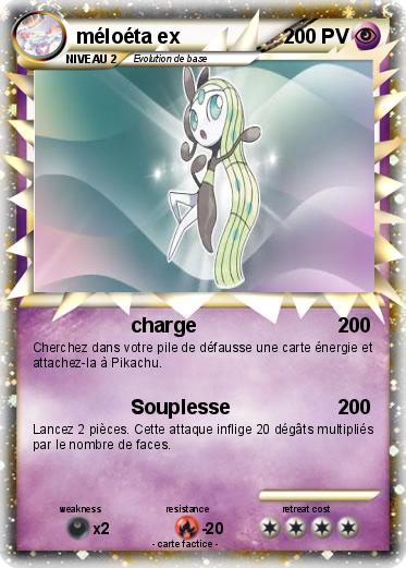Pokemon méloéta ex