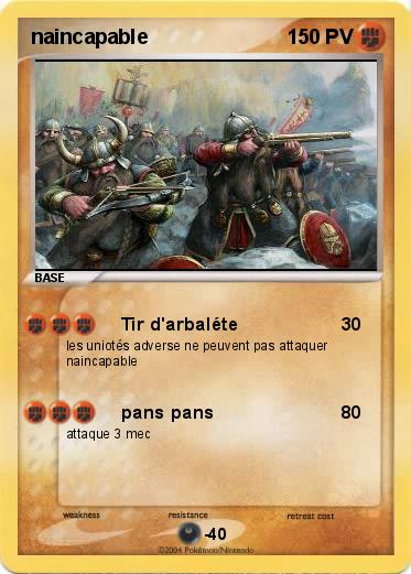 Pokemon naincapable