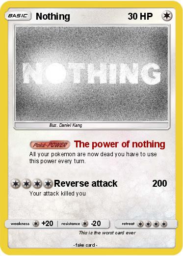 Pokemon Nothing