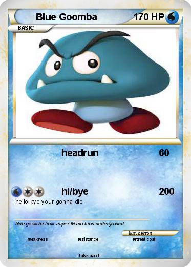 Pokemon Blue Goomba