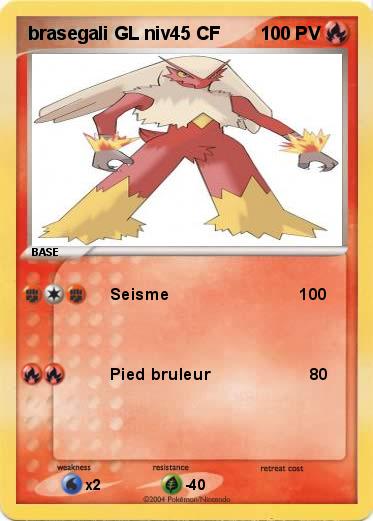 Pokemon brasegali GL niv45 CF