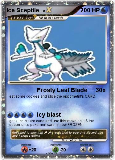 Pokemon Ice Sceptile