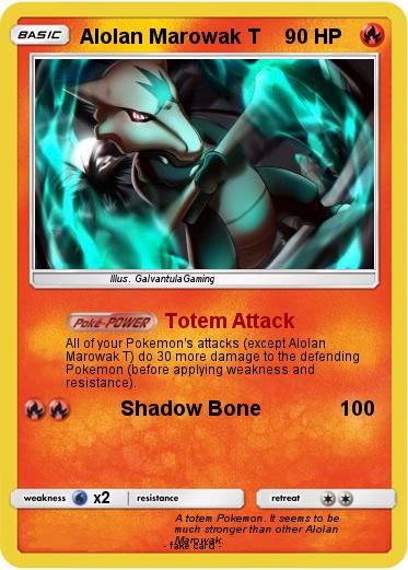 Pokemon Alolan Marowak T
