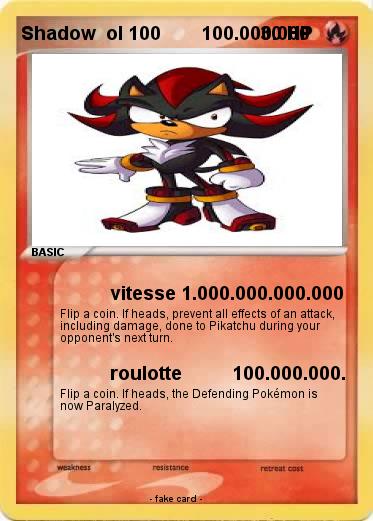 Pokemon Shadow  ol 100        100.000.000