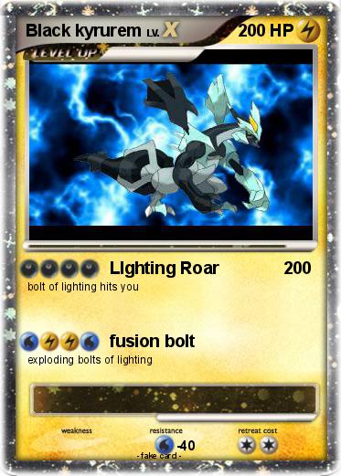Pokemon Black kyrurem