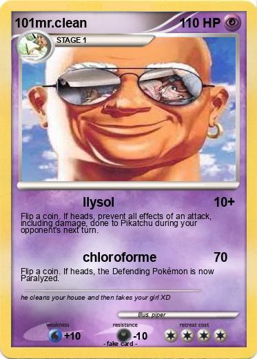 Pokemon 101mr.clean