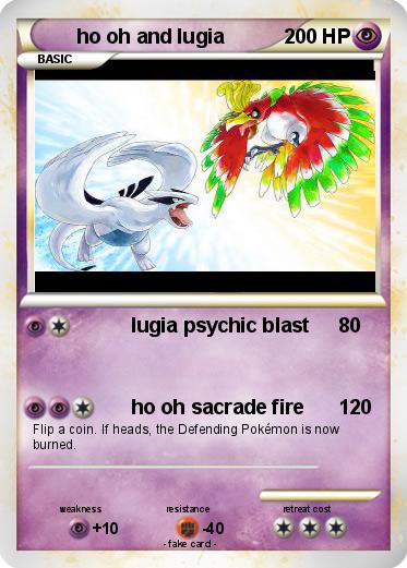 Pokemon ho oh and lugia